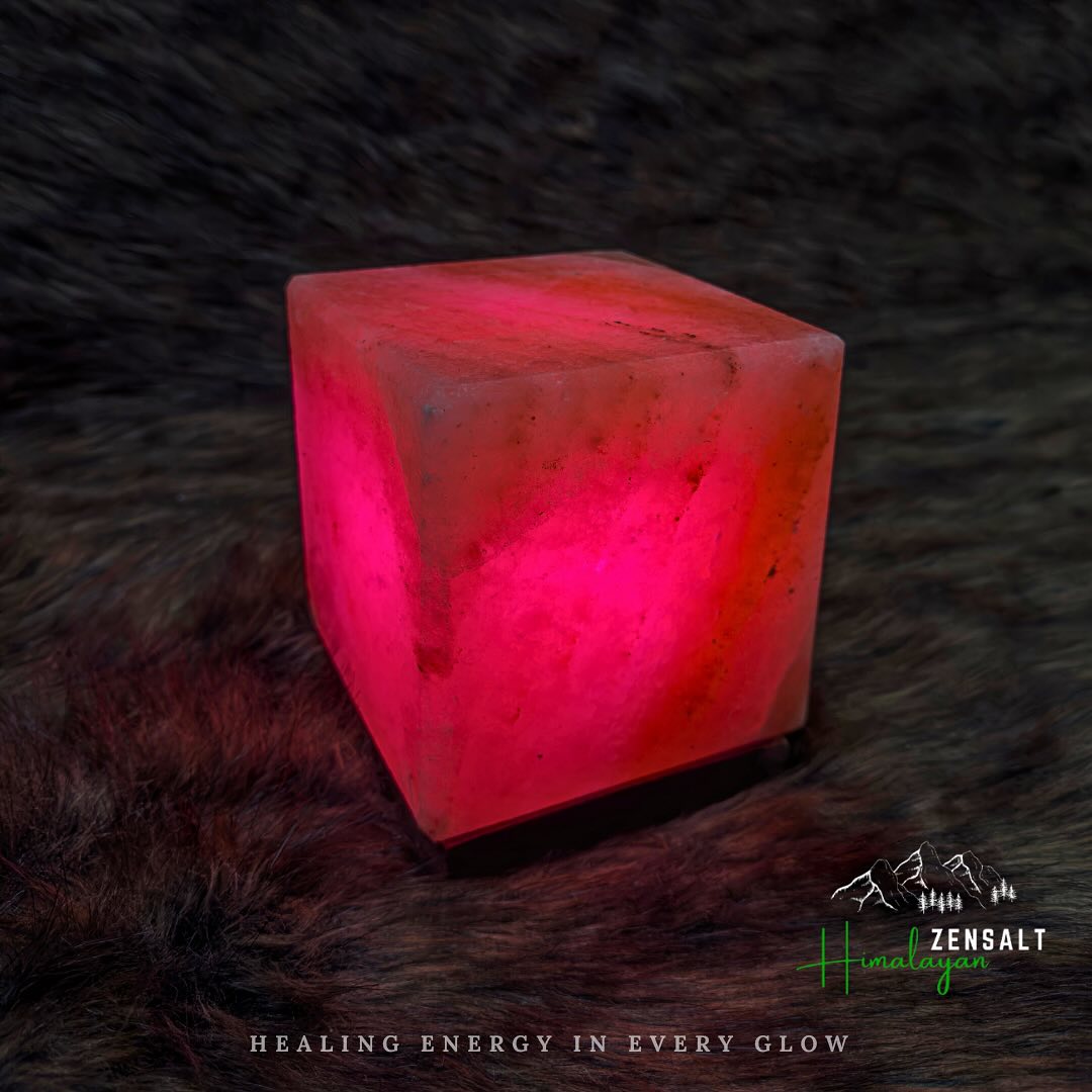 Cube Himalayan Salt Lamp